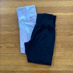 Athleta Cruise Jogger and Elation leggings bundle